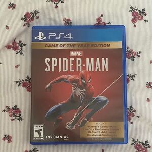 Marvel Spider-Man PS4 Game - Red and Blue Edition